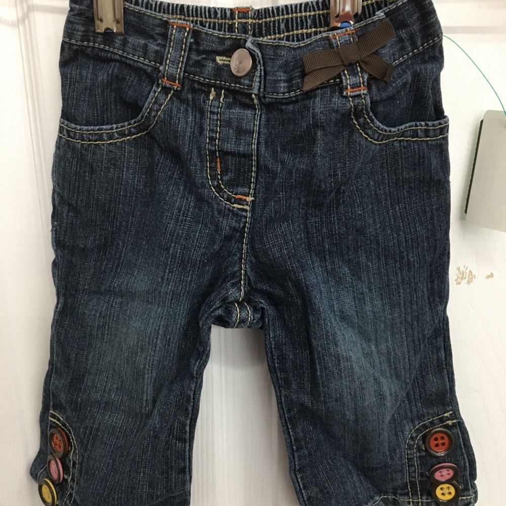 Gymboree jeans.size 6/12 mo. Used